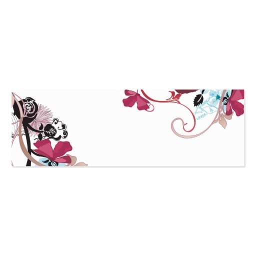 Floral Business Card (front side)