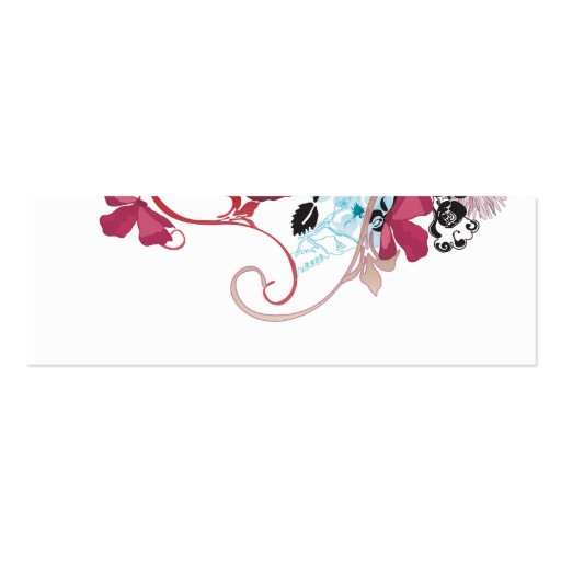 Floral Business Card (back side)