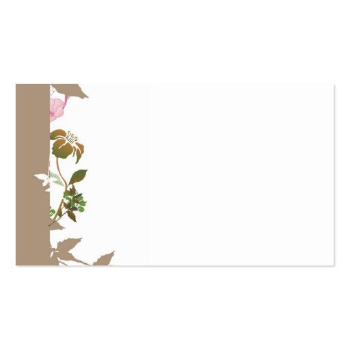 Floral Business Card (back side)