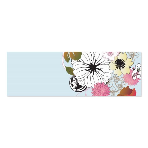 Floral Business Card (back side)