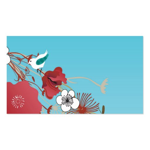 Floral Business Card (front side)