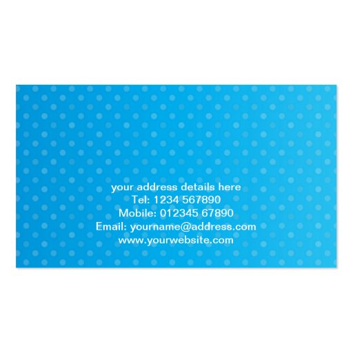 Floral Business Card (back side)