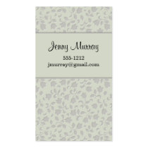 Floral Business Card (#BUS 017) business cards
