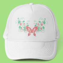 Floral Butterfly Hat