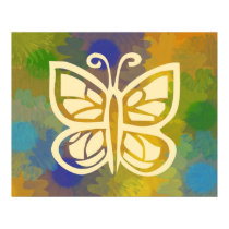 Floral Butterfly Print