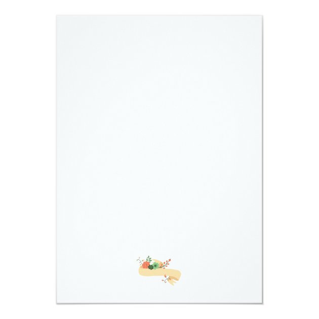 Floral caduceus Nurse pinning graduation BSN RN 5x7 Paper Invitation Card
