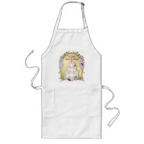 Floral Cake Wedding Apron