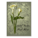 Floral Calla Elegance cards