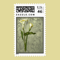 Floral Calla Elegance stamps