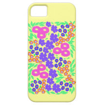 Floral Cases.  Blue pink,orange green iphone,ipod iPhone 5 Covers