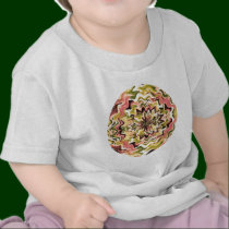 Floral Chakra n Golden Waves t-shirts by doonagiri Floral Chakra n Golden Waves t-shirts