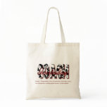 floral cheer coach tote bag