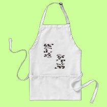 Floral chef aprons