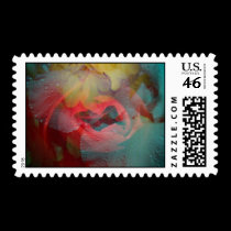 Floral collage postage postage