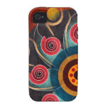 Floral Color Abstract Vector Art iPhone 4 Vibe Case-Mate iPhone 4 Cover