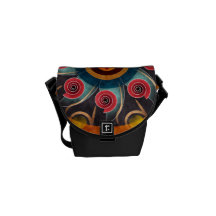 Floral Color Abstract Vector Artt Mini Bag Messenger Bags