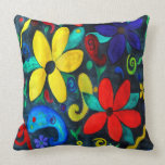 Floral Color Burst pillows