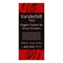 Floral Company FloristrRed Roses Rack Card