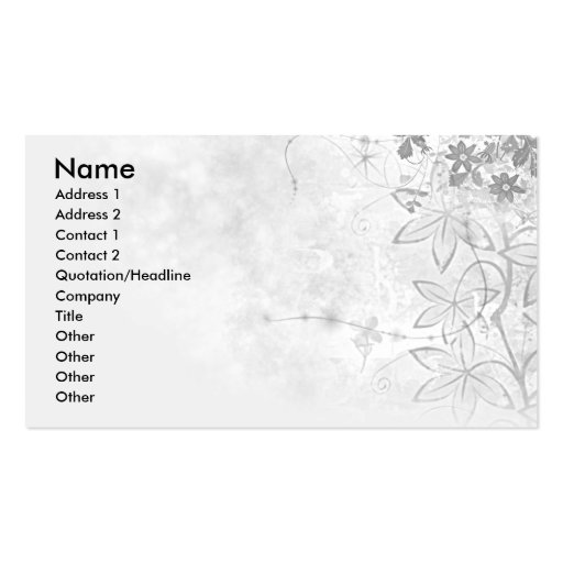 Floral-Corner-Business-Card Business Card Template