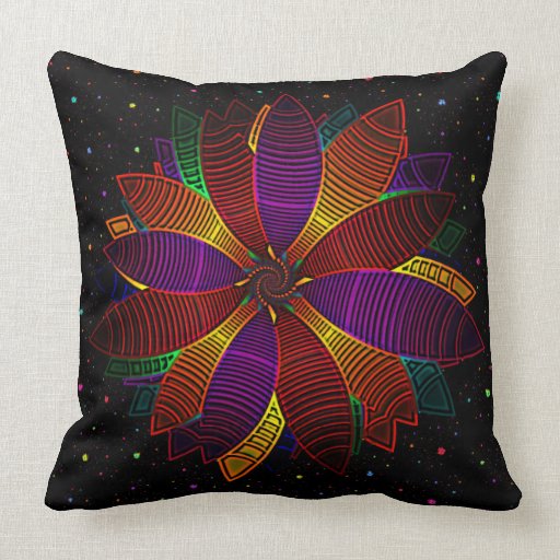 Floral cosmos pillows