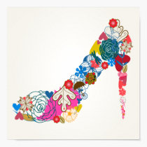 Floral Couture Print (2) posters