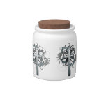 Floral Cross Candy Dish