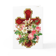 Floral Cross card
