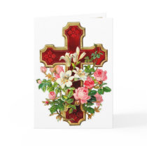 Floral Cross cards by Memory_Lane Floral Cross cards