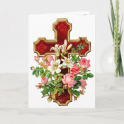 Floral Cross Cards