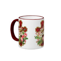 Floral Cross mugs