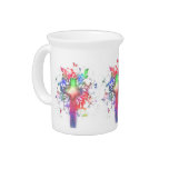 Floral Cross Beverage Pitchers