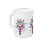 Floral Cross Beverage Pitcher
