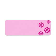 floral custom return address labels