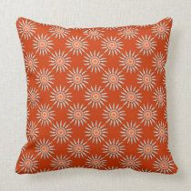 Floral Daisy Throw Pillow pillows