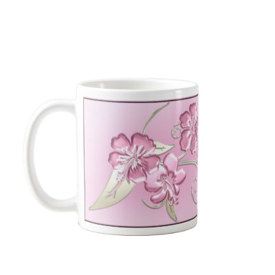 Floral deco mug by grandmadina