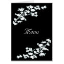Floral Deco Wedding Menu Card by elenaind Floral Deco Wedding Menu Card