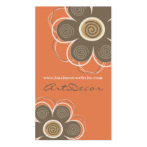 Floral Decor Business Card business cards