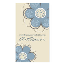 Floral Decor Business Card business cards