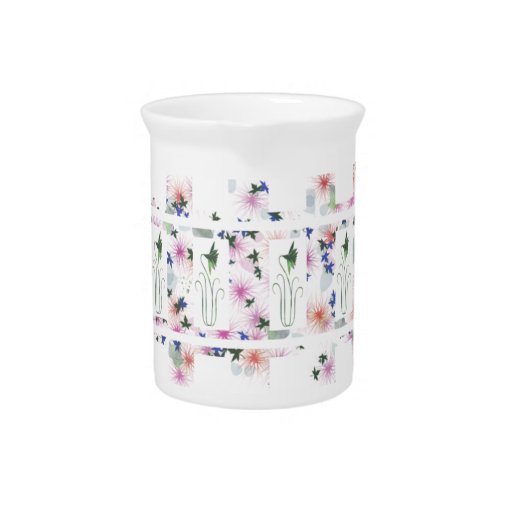 Floral Decorative Pitcher