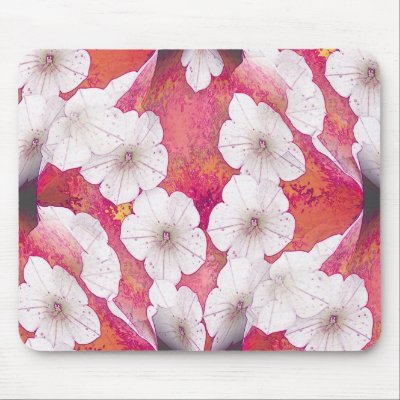 Floral Delight Mouse Pad by dndartstudio