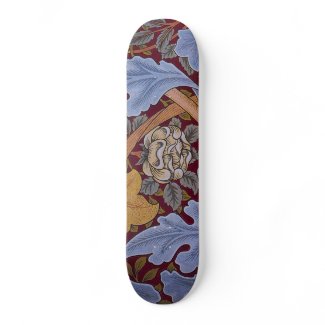 Floral Design Acanthus Vintage William Morris Custom Skateboard