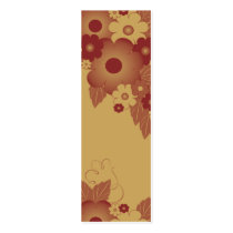 Floral Design Bookmark business cards