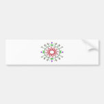 Floral Design Bumper Sticker