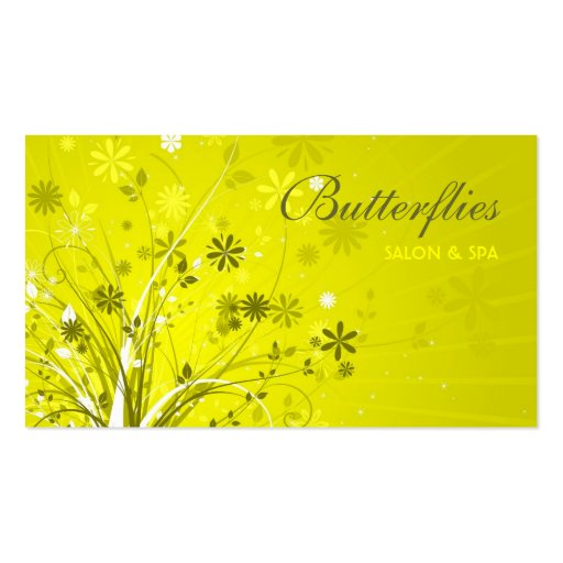 Floral Design Business Card (front side)