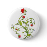 Floral design buttons