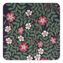 Floral Design by J. Owen, 1863 Stickers