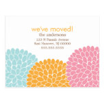 Floral Design Moving Announcements Postcards