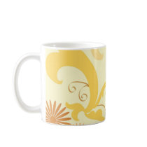 Floral design mugs