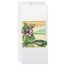Floral Design Stained Glass #0033 rack cards