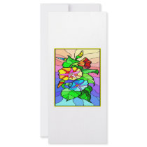 Floral Design Stained Glass #0044 rack cards